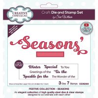 Seasons Christmas Stamp and Die Set