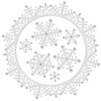 Snowflakes and Frame Die Set