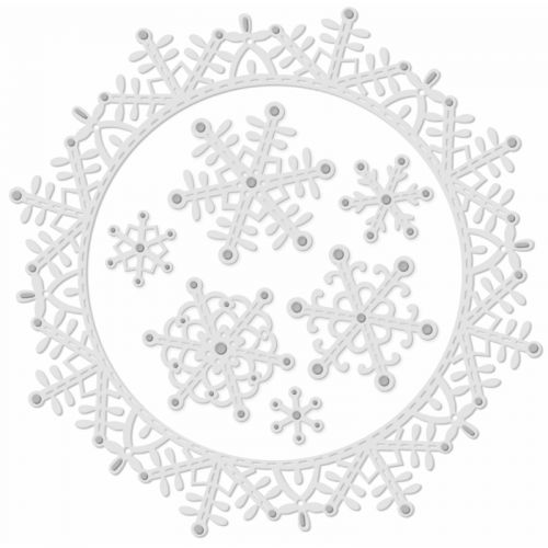 Snowflakes and Frame Die Set