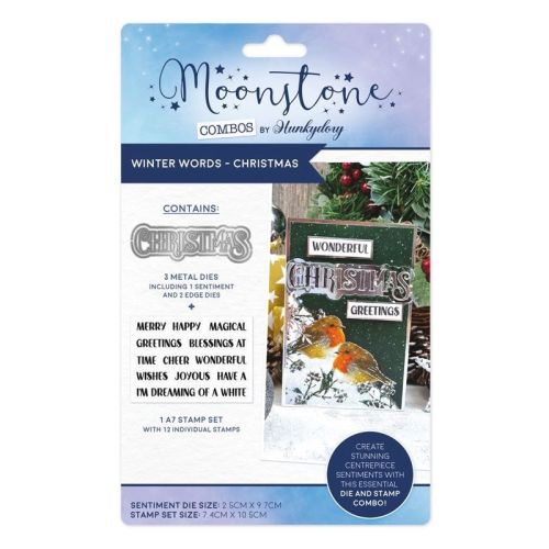 Winter Words Christmas Stamp and Die Set