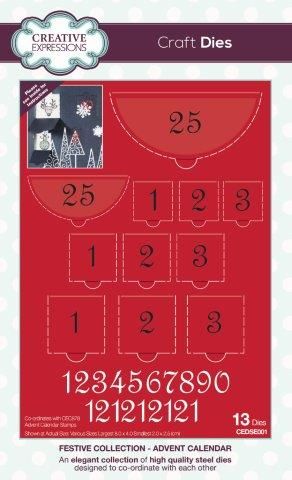 Advent Calendar Die Cutting Set