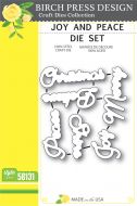 Joy and Peace Die Cutting Set
