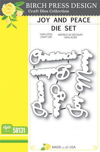 Joy and Peace Die Cutting Set