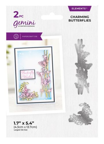 Charming Butterflies Corner and Border Die Set