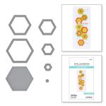 Mini Colour Block Hexagons Die Set