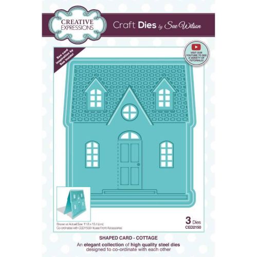 Cottage Shaped Card Die Set