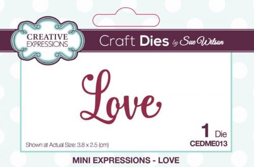 Creative Expressions Love Die Cutter