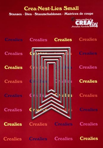 Crealies Fishtail Banners Die Set