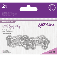 Gemini Expressions With Sympathy Die Set 