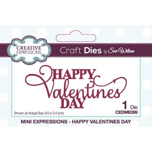 Happy Valentines Day Sentiment Die