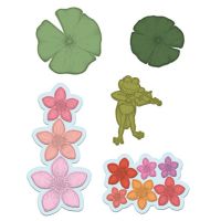 Heartfelt Creations Waterlily and Frog Die Cutting Set