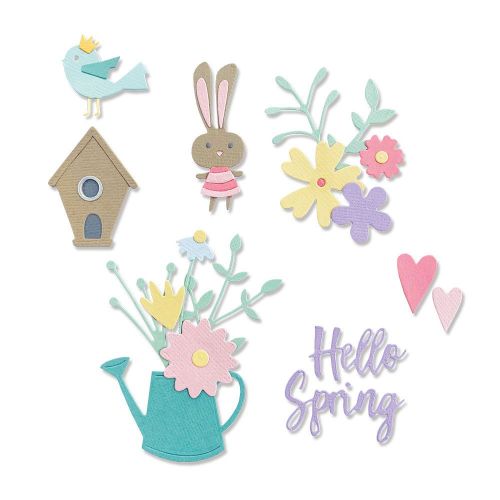 Thinlits Hello Spring Die Set