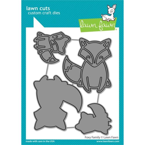 Lawn Fawn Foxy Family Die Set