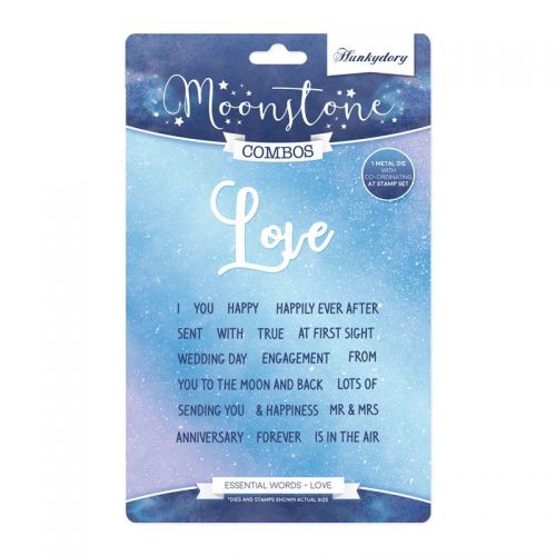 Love Essential Words Stamp and Die Set