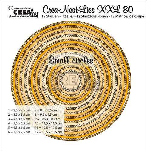 Nesting Circles Die Set With Small Circles Edge