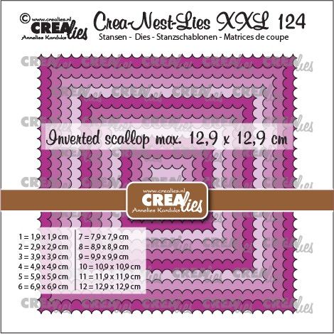 Nested Squares With Inverted Scallop Die Set