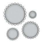 Open Scallop Edge Circles Die Set