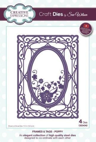 Poppy Frame Die Set