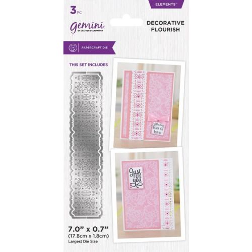 Decorative Flourish Ribbon Threading Die Set