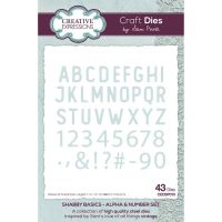 Shabby Basics Alphabet and Number Dies