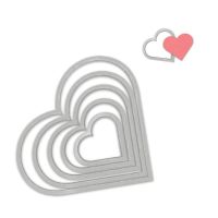 Sizzix Framelits Nested Hearts Die Set 