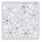 Sparkling Snowflake Square Die