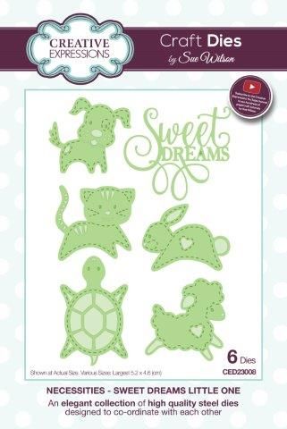 Sweet Dreams Stitched Baby Animals Die Set