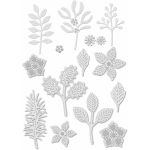 Stitched Winter Foliage Die Set