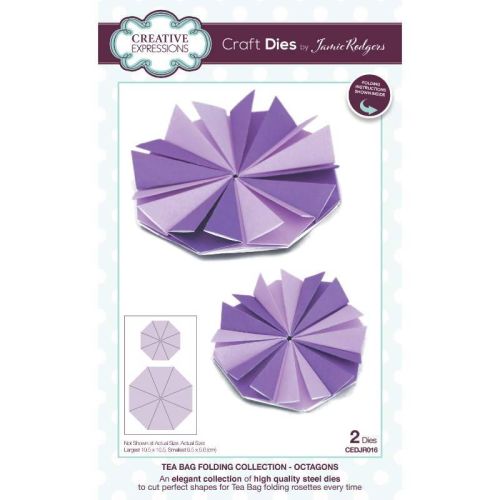 Tea Bag Folding Die Set Octagons