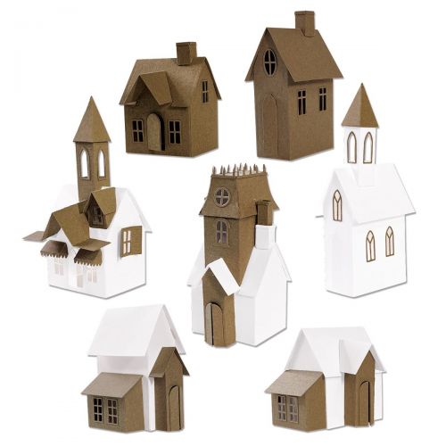 Sizzix Thinlits Village Collection Die Set 