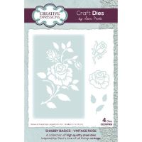 Shabby Basics Vintage Rose Die Set