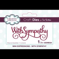 With Sympathy Mini Expressions Die