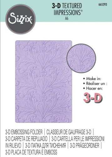 Art Nouveau 3D Embossing Folder