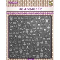 Nellie Snellen Baby Things 3D Embossing Folder