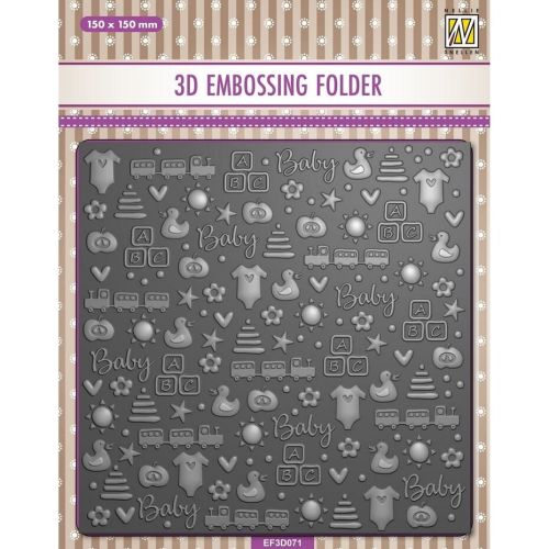 Nellie Snellen Baby Things 3D Embossing Folder