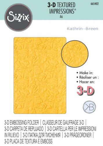 Celebrate 3D Embossing Folder