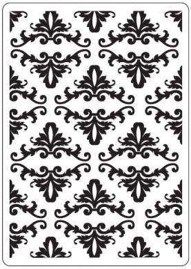 Damask Embossing Folder