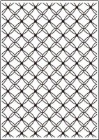 Fancy Lattice Embossing Folder