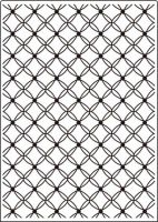 Fancy Lattice Embossing Folder