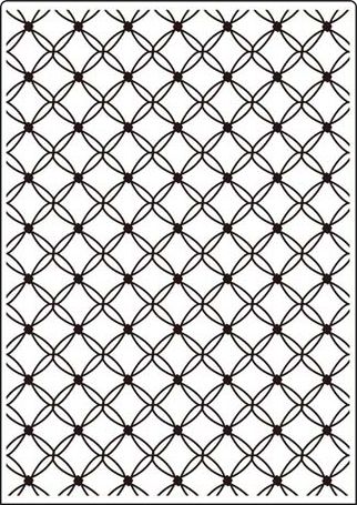 Fancy Lattice Embossing Folder