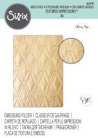 Textured Impressions Embossing Folder Rhombus Pattern