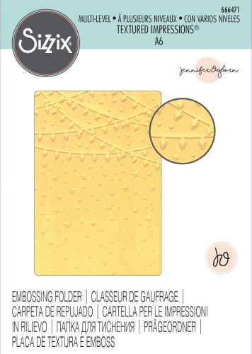 Stars and Lights 3D Embossing Folder