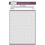 Twill Weave 3D Embossing Folder