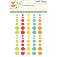 Lets Party Enamel Dots