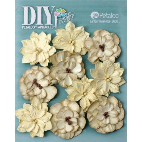 Petaloo Paintables Dahlias