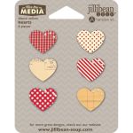 Die Cut Vellum Hearts