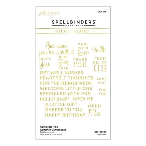 Celebrate You Glimmer Hot Foil Sentiments