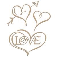 Spellbinders Hearts and Love Hot Foil Stamp