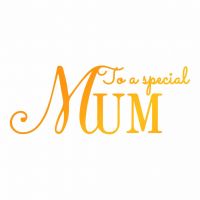 A Special Mum Hot Foil Stamp