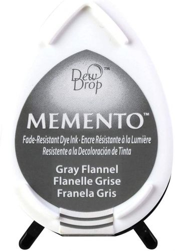 Memento Dew Drop Ink Pad Gray Flannel